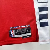 24-25 Clippers PAUL #3 Red Top Quality Hot Pressing NBA Jersey (Trapeze Edition) 飞人版