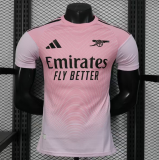 2025-26  Mens Arsenal pink  Player version soccer Jersey