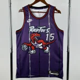 25-26 Raptors CARTER #15 Purple Retro Top Quality Hot Pressing NBA Jersey