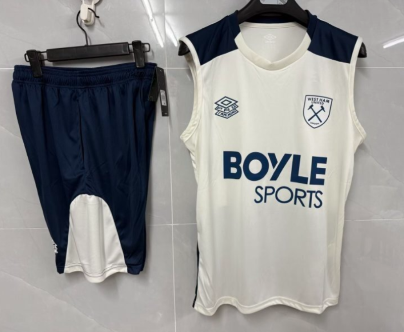 2025-26 Men’s West Ham United vest short training suit