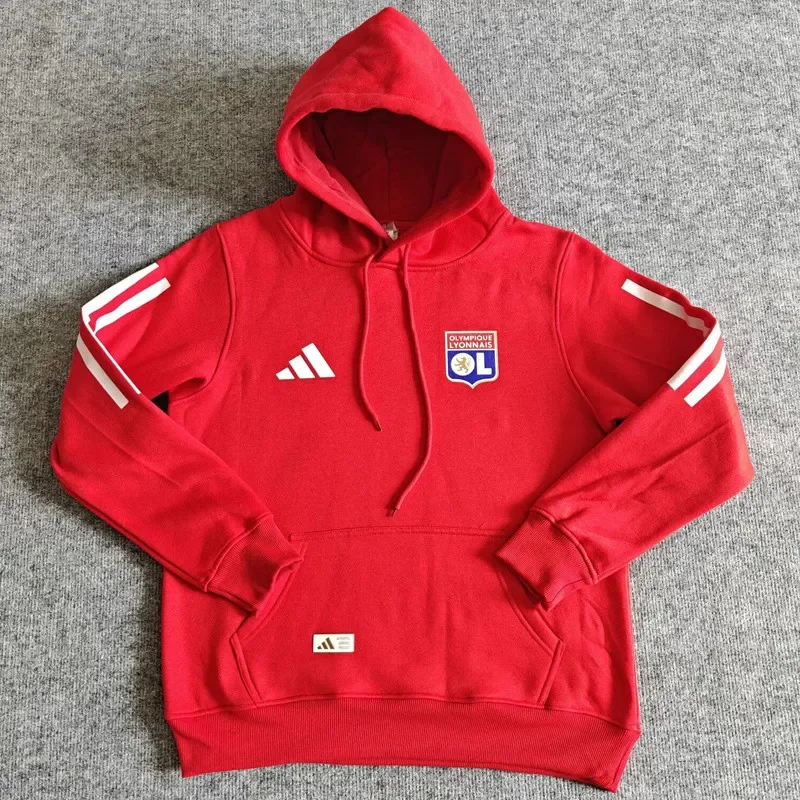 2025-26 Mens Lyon red  Hoodie Jersey