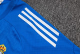 2025-26 Mens Real Madrid Lake Blue  Training Short Suit