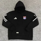 2025-26 Mens Lyon black Hoodie Jersey