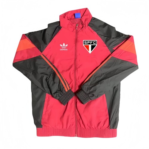 2025-26 Mens Sao Paulo Red black Windbreaker