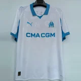 Mens Marseille 1:1 home white soccer jersey 2526