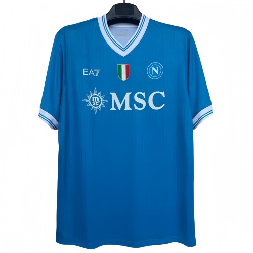 2025/26 Mens Napoli  1:1 home blue  soccer jersey
