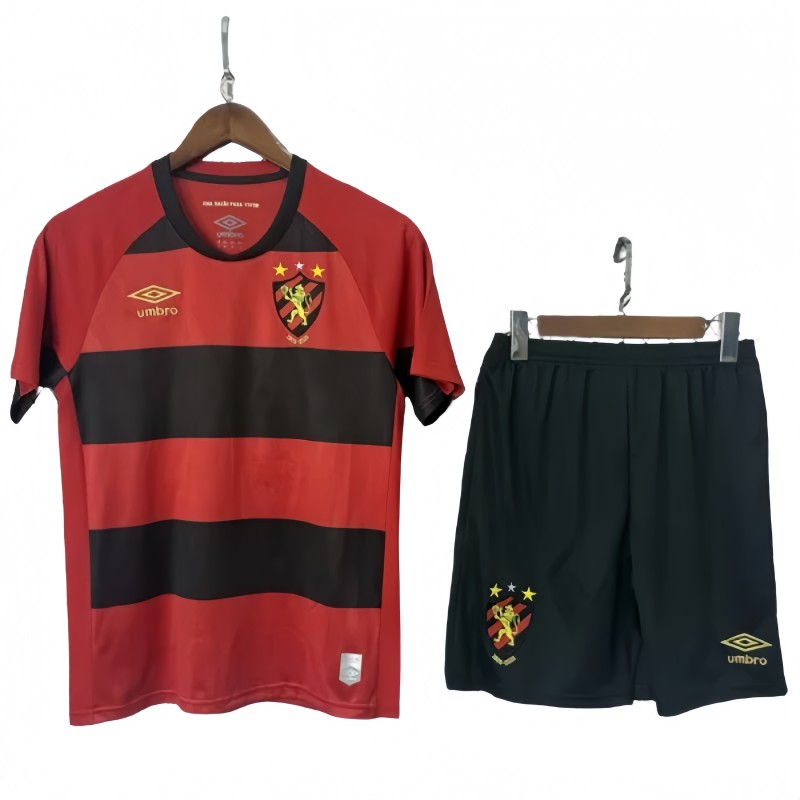 2025-26 Kids Recife Sports home Fans Soccer Jersey