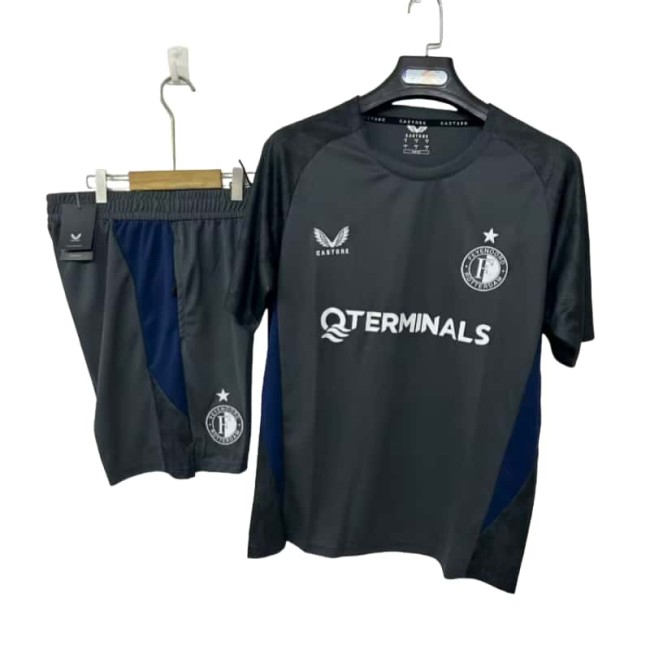 2025-26  Mens Feyenoord black short training suit