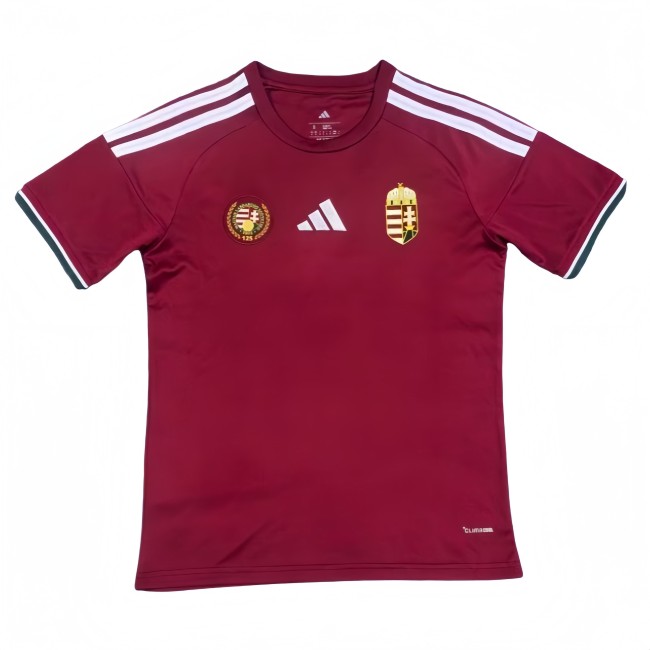 2026-27  Mens Hungary home red soccer jersey