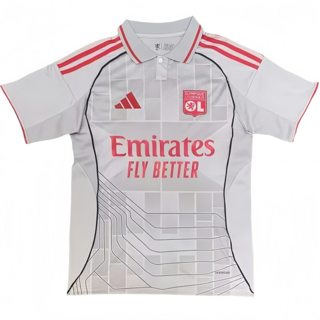 2025-26 Mens Lyon Third away fan Soccer Jersey