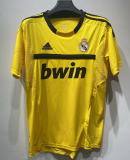 2011-12  Mens Real Madrid Retro yellow soccer Jersey