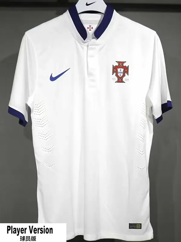 2014 Portugal Away Player Version  Retro Soccer Jersey