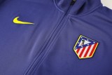 2025-26 Mens  Atletico Madrid  Purple Jacket Tracksuit suit