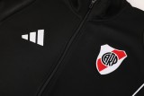 2025-26 Mens River Plate black Jacket Training Suit