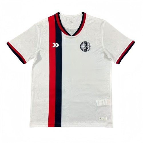 2025-26 Mens San Lorenzo away white  Soccer Jersey