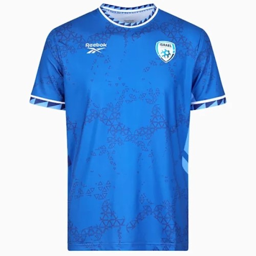 2025-26 Mens Israel home blue Soccer Jersey