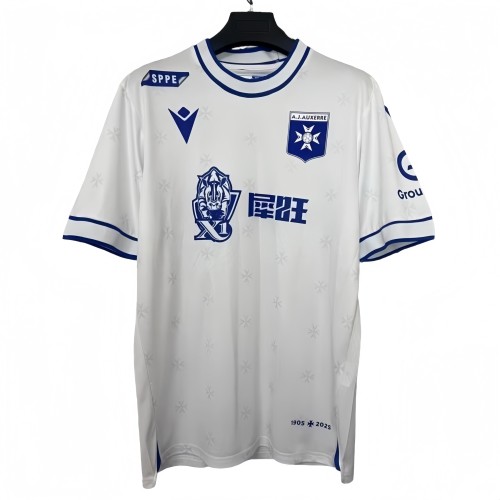 2025-26 Mens AJ Auxerre Home white Soccer Jersey