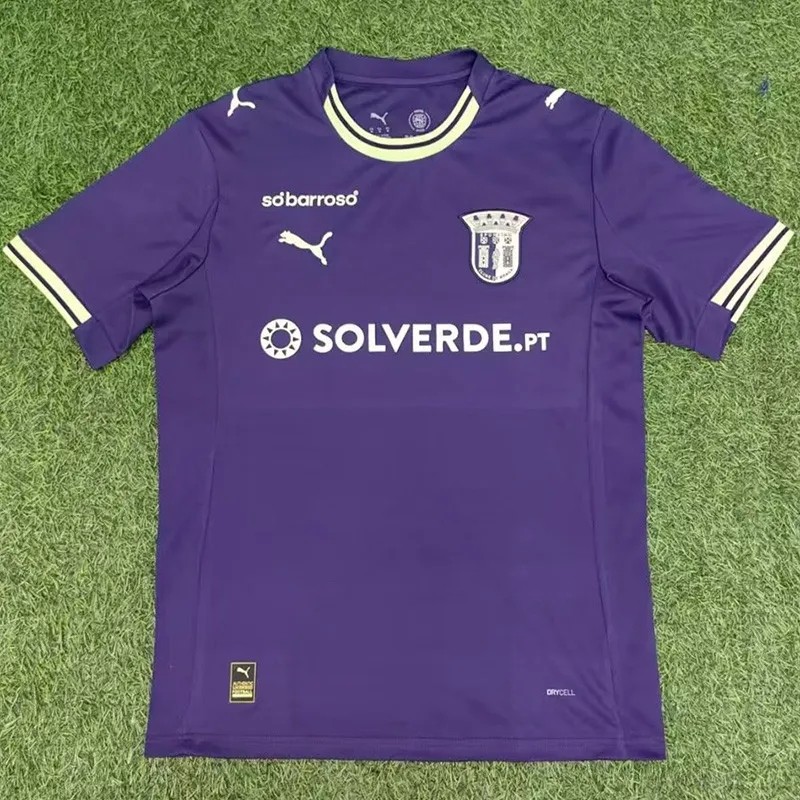 2025-26 Mens Braga  Third away  Purple soccer jersey