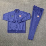 2025-26 Mens  Atletico Madrid  Purple Jacket Tracksuit suit