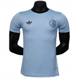 2025-26 Mens Germany 125th Anniversary Light Blue Goalkeeper Player Soccer Jersey