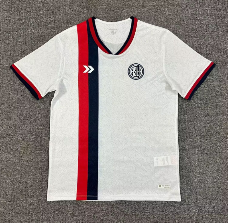 2025-26 Mens San Lorenzo away white  Soccer Jersey