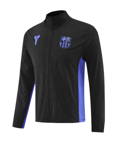 2025-26 Mens Barcelona black Windbreaker