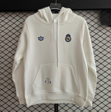 2025-26 Mens Real Madrid White Hoodie Jersey