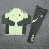 2025-26 Mens Real Madrid Light green windbreaker suit