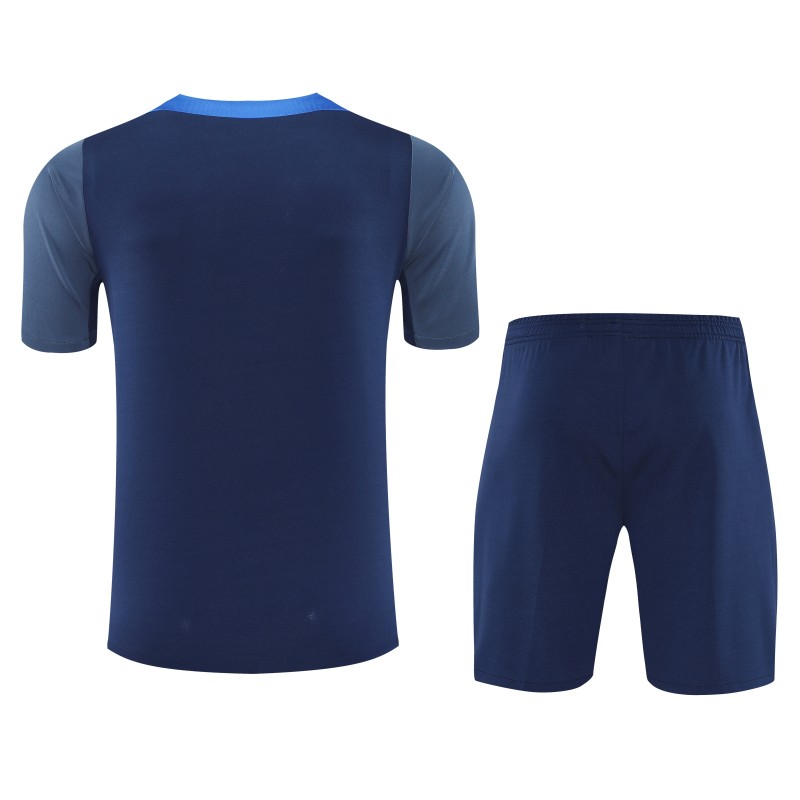 2025/26 Mens PSG Upper Blue short training suit