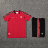 2025-26 Mens Flamengo red short training  jersey