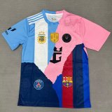 2025 Messi Souvenir Soccer Jersey Argentina Inter Miami PSG Barcelona