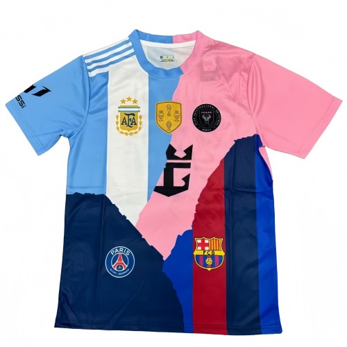 2025 Messi Souvenir Soccer Jersey Argentina Inter Miami PSG Barcelona