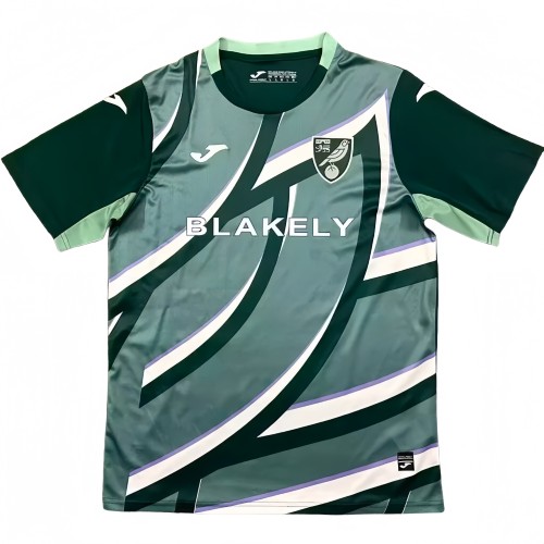 2025-26 Mens Norwich City away  Fans Soccer Jersey