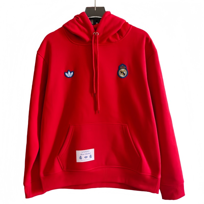 2025-26 Mens Real Madrid red Hoodie Jersey