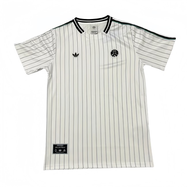 2025-26 Mens Newcastle white soccer Jersey