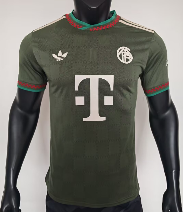 2025-26 Mens Bayern Munich brown Player Version  Soccer Jersey