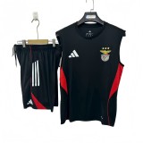 2025-26 Mens Benfica black vest short training suit