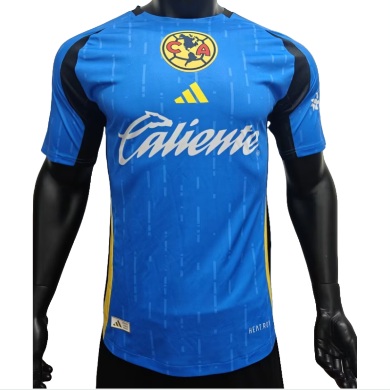 2025-26 Mens  Club America blue  Player Version Soccer Jersey