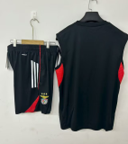 2025-26 Mens Benfica black vest short training suit