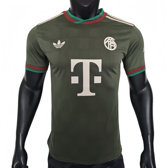 2025-26 Mens Bayern Munich brown Player Version  Soccer Jersey