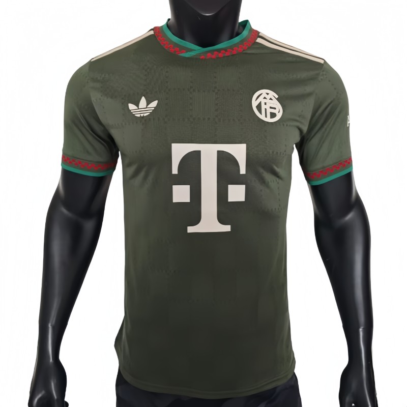 2025-26 Mens Bayern Munich brown Player Version  Soccer Jersey