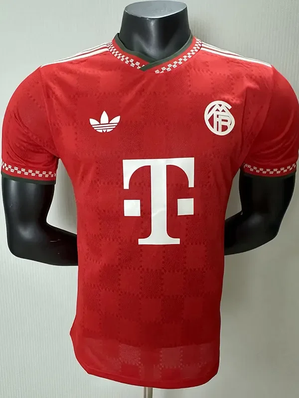 2025-26 Mens Bayern Red Special Edition Player Version soccer jersey