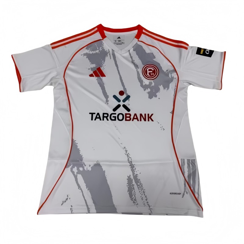 2025-26 Mens Fortuna Dusseldorf white Soccer Jersey