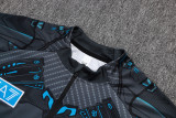 2025-26 Mens  Napoli half-pull Dark gray inkjet Tracksuit
