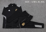 2025-26 Mens Argentina Black Jacket Tracksuit