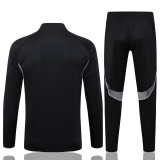 2025-26 Mens Argentina Black Jacket Tracksuit
