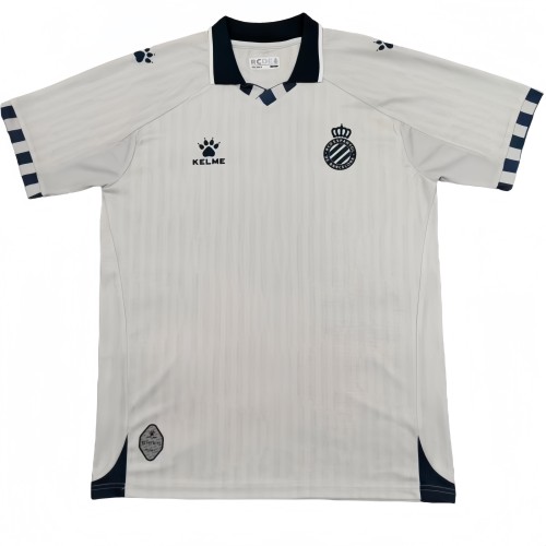 2025-26  Mens RCD Espanyol  away white Soccer Jersey
