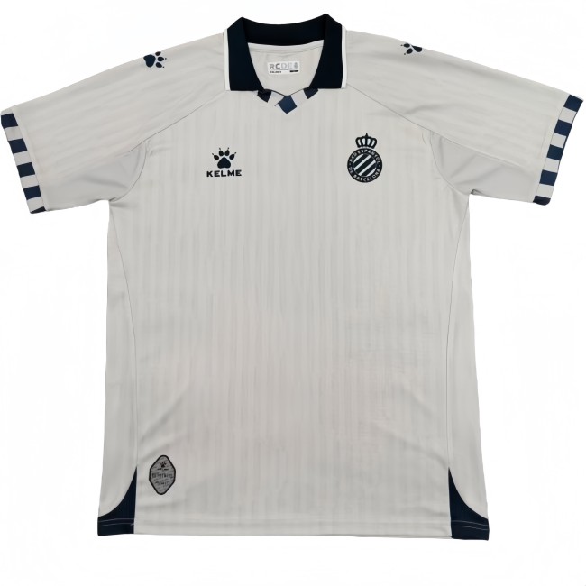 2025-26  Mens RCD Espanyol  away white Soccer Jersey