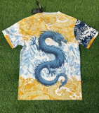 2025-26 Mens  Porto Yellow Blue Dragon Special Edition Soccer Jersey