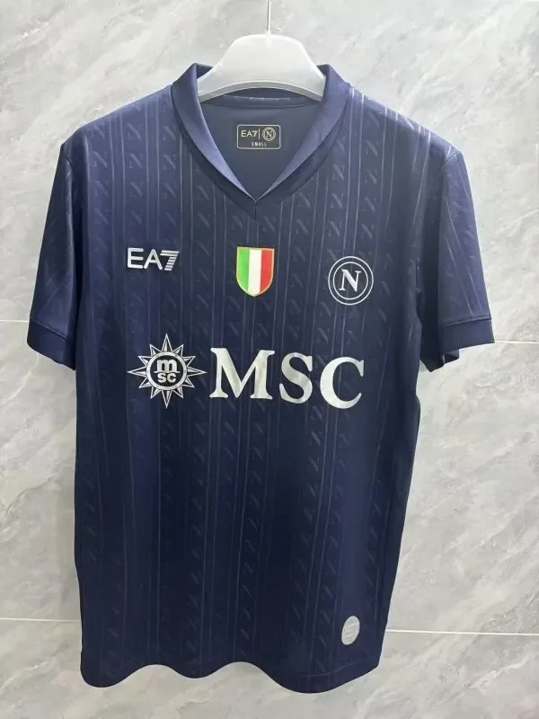 2025/26 Mens Napoli Dark Blue  soccer jersey